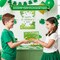 4E's Novelty 24 Pack St. Patrick's Day Shamrock Lollipops, Artificial Green Apple Flavor Shamrock Shape Candies, Individually Wrapped St Patricks Lollipops Party Favors, Fun St Patty's Day Candy